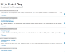 Tablet Screenshot of kittysstudentdiary.blogspot.com