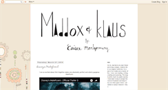 Desktop Screenshot of maddox-klaus.blogspot.com