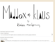 Tablet Screenshot of maddox-klaus.blogspot.com