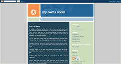 Desktop Screenshot of myownsroom.blogspot.com