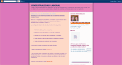 Desktop Screenshot of lasiniestralidadlaboral.blogspot.com