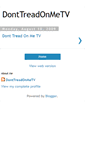 Mobile Screenshot of donttreadonmetv.blogspot.com