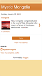 Mobile Screenshot of mystic-mongolia.blogspot.com