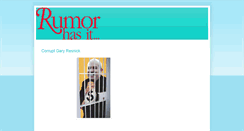 Desktop Screenshot of justrumormills.blogspot.com