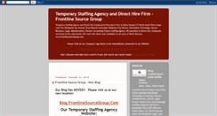 Desktop Screenshot of frontlinesourcegroup.blogspot.com