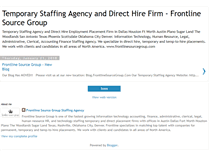 Tablet Screenshot of frontlinesourcegroup.blogspot.com