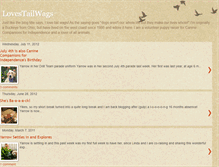 Tablet Screenshot of lovetailwags.blogspot.com