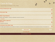 Tablet Screenshot of curso-yoga.blogspot.com