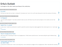 Tablet Screenshot of erikasoutlook.blogspot.com