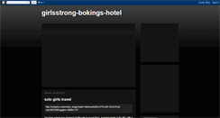 Desktop Screenshot of girlsstrong-bokings-hotel.blogspot.com