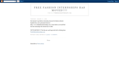 Desktop Screenshot of fashioninternships.blogspot.com