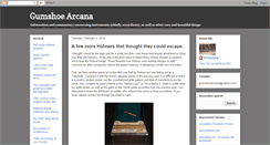 Desktop Screenshot of gumshoearcana.blogspot.com