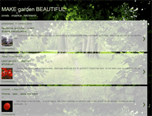 Tablet Screenshot of makegardensobeautiful.blogspot.com