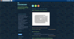 Desktop Screenshot of elendemismo1234.blogspot.com