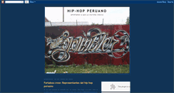 Desktop Screenshot of hiphopperuano.blogspot.com