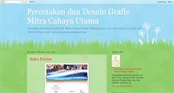 Desktop Screenshot of mitracahayautama.blogspot.com