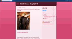 Desktop Screenshot of humantarget2010-watchepisodeonline.blogspot.com