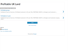 Tablet Screenshot of profitableukland.blogspot.com