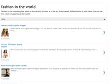 Tablet Screenshot of fashion-intheworld.blogspot.com