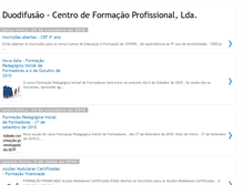 Tablet Screenshot of duodifusao-formacao.blogspot.com