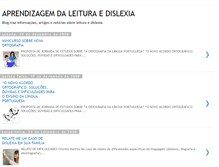 Tablet Screenshot of cursodedislexia.blogspot.com