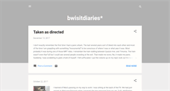 Desktop Screenshot of bwisitdiaries.blogspot.com