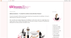 Desktop Screenshot of demaquillages.blogspot.com