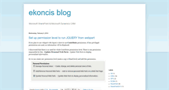 Desktop Screenshot of ekoncis.blogspot.com