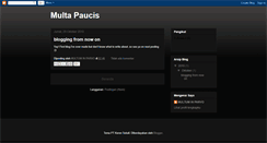 Desktop Screenshot of multuminparvo.blogspot.com