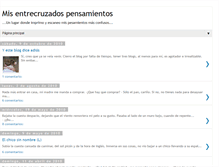 Tablet Screenshot of misentrecruzadospensamientos.blogspot.com
