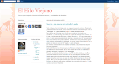 Desktop Screenshot of elhiloviejuno.blogspot.com