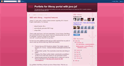 Desktop Screenshot of liferay-portlets.blogspot.com