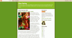 Desktop Screenshot of chezspring.blogspot.com