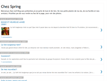 Tablet Screenshot of chezspring.blogspot.com