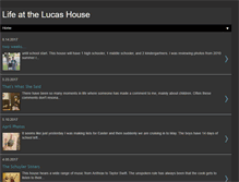 Tablet Screenshot of lifeatthelucashouse.blogspot.com