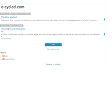 Tablet Screenshot of e-cycled.blogspot.com