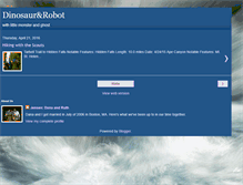 Tablet Screenshot of dinorobot.blogspot.com