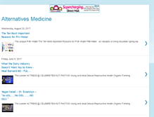 Tablet Screenshot of alevars-alternativemedicine.blogspot.com