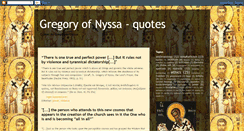 Desktop Screenshot of gregoryofnyssaquotes.blogspot.com