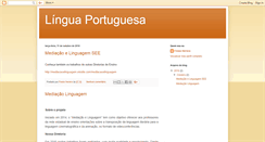 Desktop Screenshot of linguaportuguesaop.blogspot.com