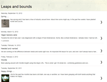 Tablet Screenshot of leaps-bounds.blogspot.com