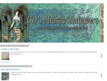 Tablet Screenshot of cdsartisticendeavors.blogspot.com