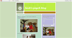 Desktop Screenshot of beckpsychblog.blogspot.com