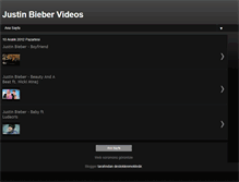 Tablet Screenshot of justin-bieber-videos.blogspot.com