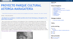 Desktop Screenshot of parqueculturalmaragateria.blogspot.com