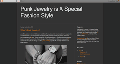 Desktop Screenshot of fashionpunkjewelry.blogspot.com