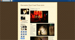 Desktop Screenshot of encountertour2009.blogspot.com