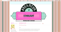 Desktop Screenshot of dreamingofstarlight.blogspot.com