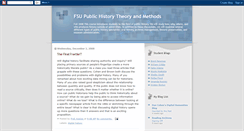 Desktop Screenshot of fsupublichistoryfall2008.blogspot.com