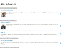 Tablet Screenshot of aimiyuhanis.blogspot.com